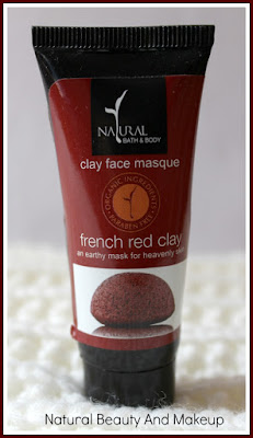 Natural Bath & Body French Red Clay Face Masque Review on the spider web log Natural Beauty And Makeup