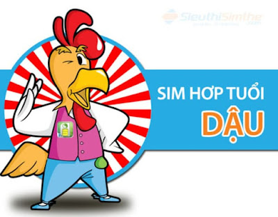 sim phong thủy hợp tuổi Dậu