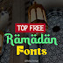 Top Free RAMADAN-EID Arabic Style English Fonts 2024!  FREE DOWNLOAD!