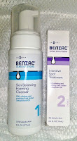 BENZAC Acne Solutions 1 skin foaming cleanser 2 spot treatment