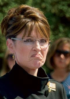 Palin pouting