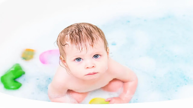 Baby In Bath