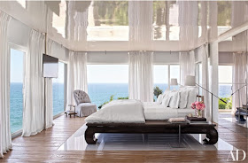 dormitorio con vistas decorado en blanco chicanddeco