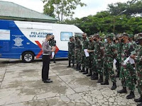 RINDAM XVI/PTM LAKSANAKAN KERJASAMA DENGAN POLRES KOTA AMBON DALAM KEGIATAN PEMBUATAN SIM