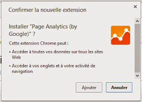 tuto essai extension page analytics pour chrome