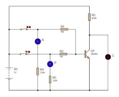 single transistor NOR gate