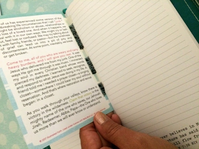 Use a traveler's notebook to Bible Journal while on the go and see how to use it with the new Illustrated Faith Kit!