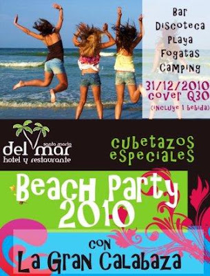 Beach Party 2010 con la Gran Calabaza