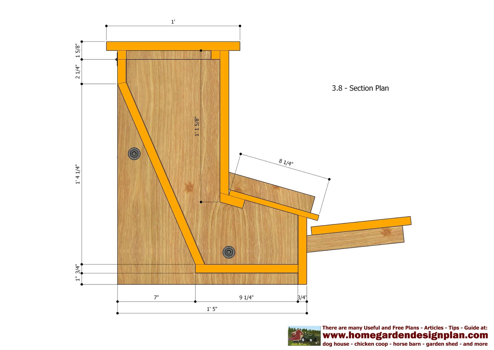 gellencoop: Easy to Plans for chicken self feeder