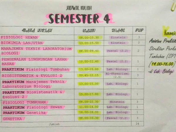 Cara Membuat Jadwal Pelajaran Simpel dan Menarik