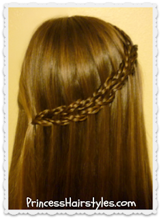 video tutorial, scissor waterfall using micro braids