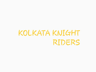 KOLKATA KNIGHT RIDERS