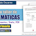 Curso taller de Matemáticas | Guía para el docente