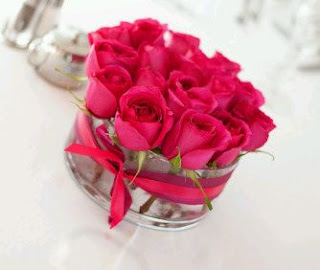 Weddings, Decoration, Flowers and Centerpiece with Roses
