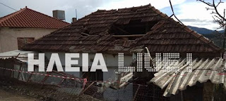 Λέπρεο: Βράχοι ξεκόλλησαν από πλαγιά και διέλυσαν σπίτι