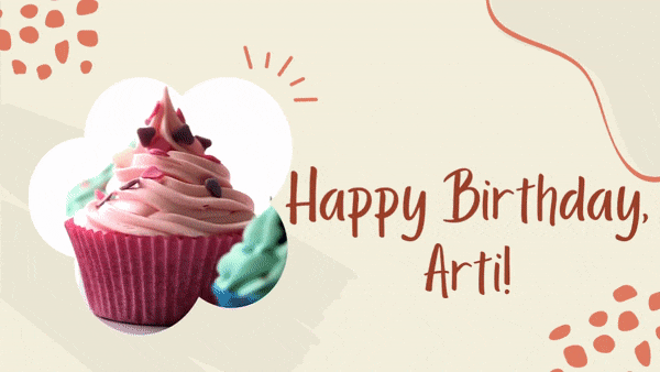 Happy Birthday, Arti! GIF