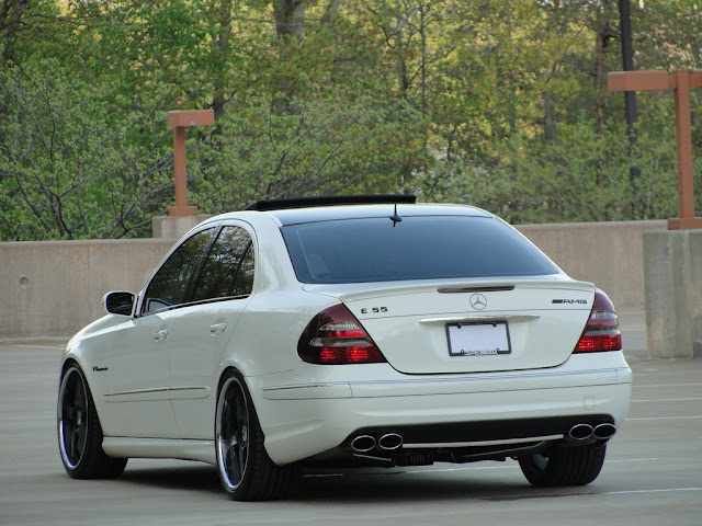 white w211 amg