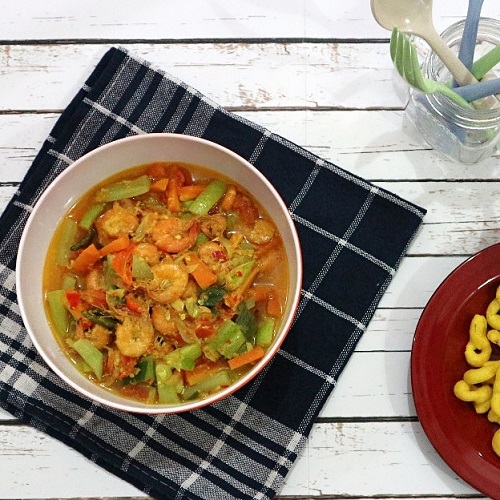Resep Udang Kuah Acar Kuning Food Nitalanaf Food Blogger