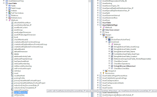 Write a simple Display method in X++ to show the Employee name in the Fixed Asset module. Easy way to create the Display method in x++ in AX