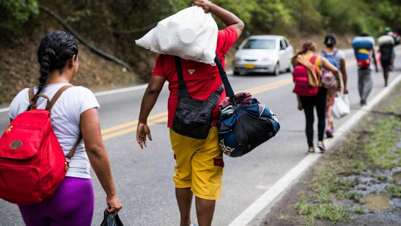 Se fue de Maracay a Perú caminando y así le quedaron los pies (No es coba)