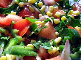 Indian-Style Tomato and Corn Salad