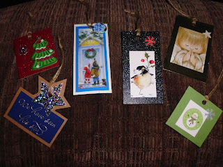 Recycled Christmas Gift Tags