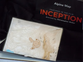 Inception Alpine map film prop