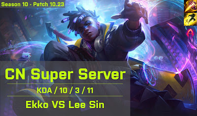 Ekko JG vs Lee Sin - CN Super Server 10.23