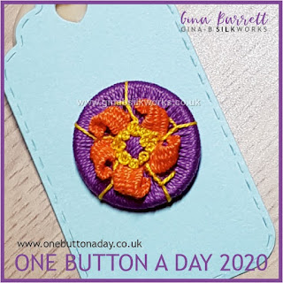 One Button a Day 2020 by Gina Barrett Day 98: Whorl