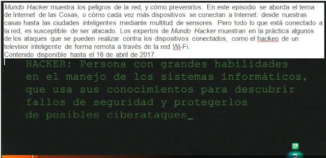 http://www.rtve.es/alacarta/videos/mundo-hacker/mundo-hacker-internet-cosas-2/3581898/