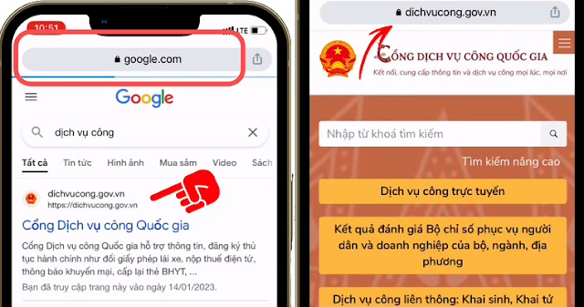 tài khoản dịch vụ công_1