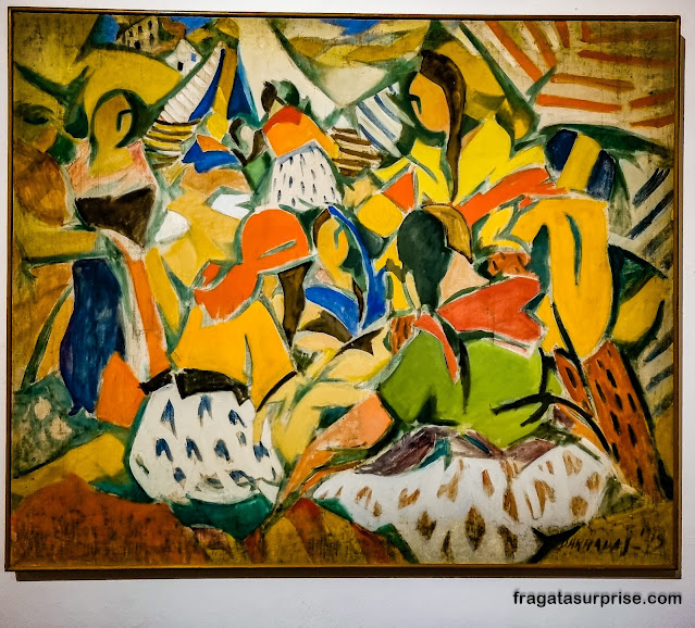 "As Ciganas", quadro do pintor uruguaio Rafael Barradas
