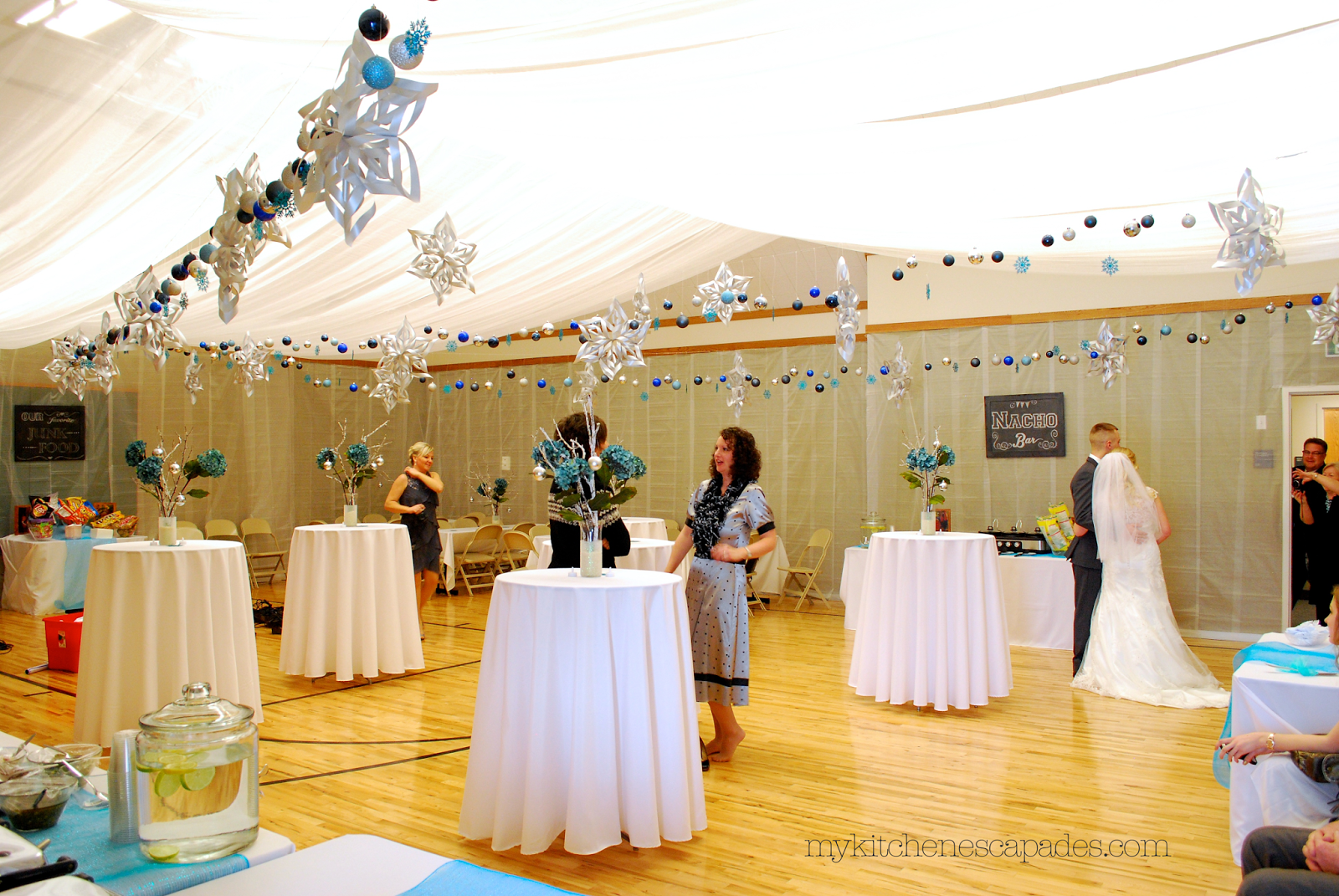 Wedding Ceiling Draping Tutorial - How to Measure and Hang a Fabric Celing