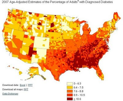 Obesity and diabetes are growing across the country, but in the first 