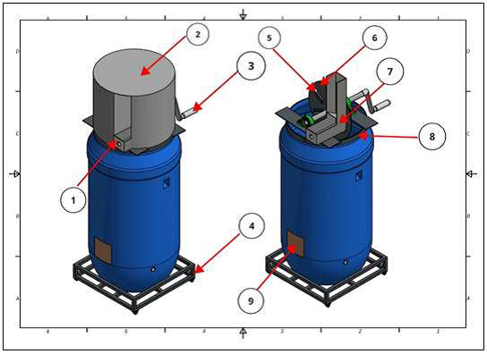 Design and Modification of Compost Bin with a Chopper for 3R (Reduce, Reuse, Recycle) Temporary Shelter (TPS 3R) in Banjar Regency South Kalimantan