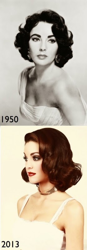 Vintage Inspired Hair Styles "Elizabeth Taylor Soft Curls"