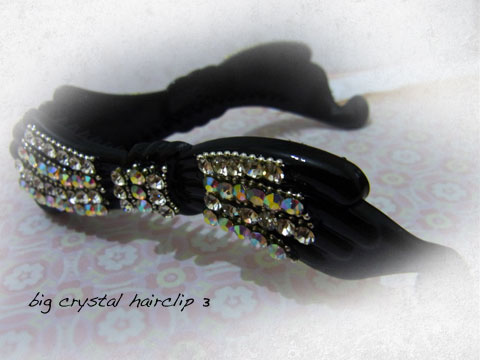 big crystal hairclip 3