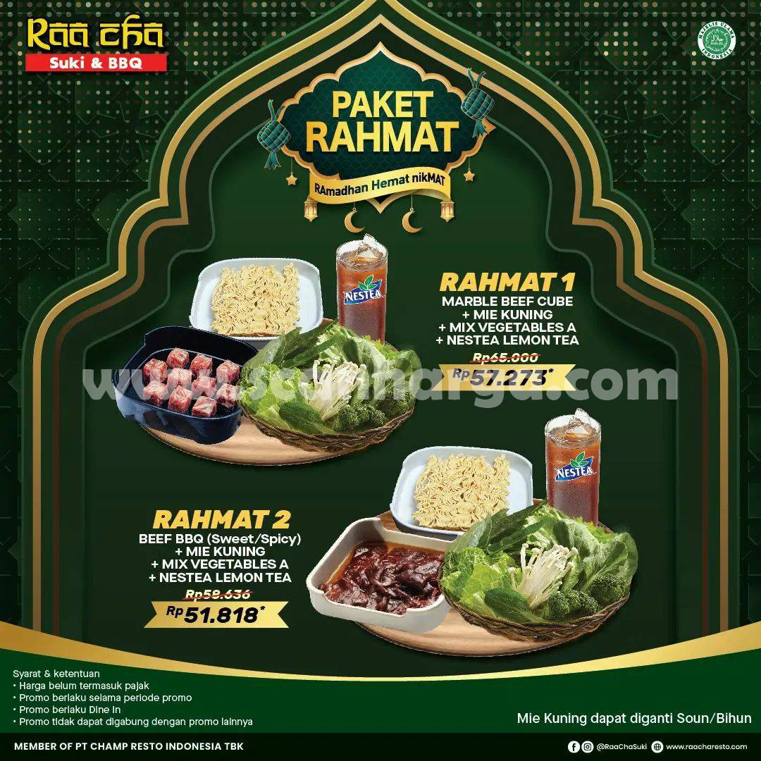 Promo RAA CHA SUKI PAKET RAHMAT - Ramadhan Hemat mulai Rp 51.818