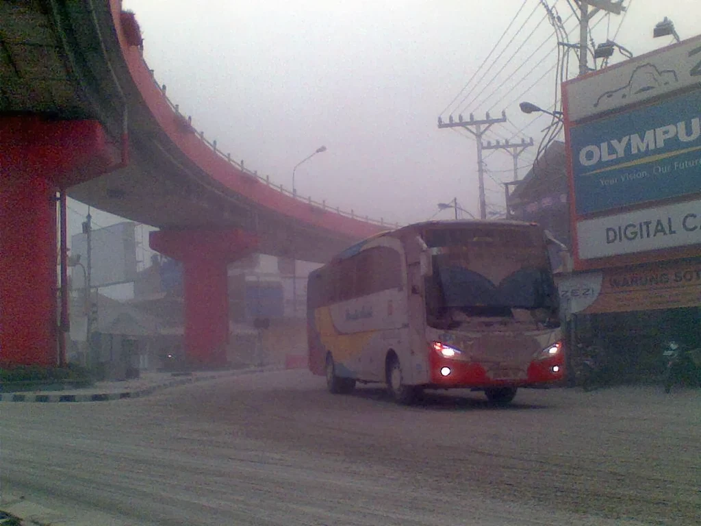 Rosalia Indah dalam Hujan abu Vulkanik