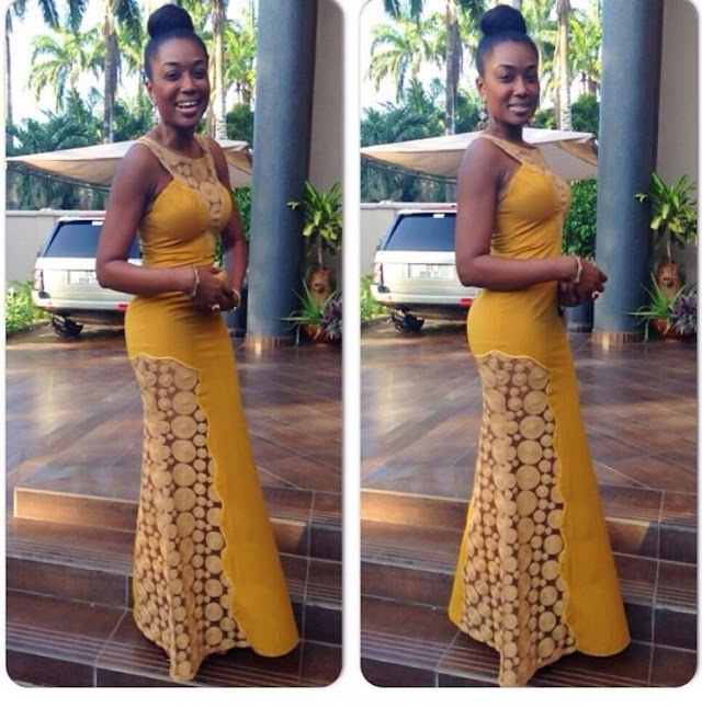 Nigerian Ankara Fashion Style: Simple Ankara Gown