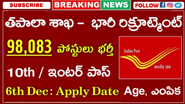 Postal Recruitment 2022 | Postman, Mail Guard, MTS Jobs Recruitment 2022