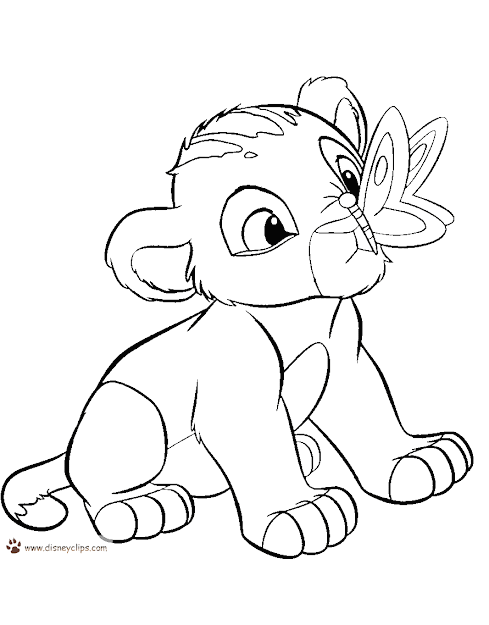 The Lion King Coloring Pages 