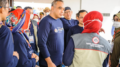 Bupati Zaki Buka Baksos IDI di Ketapang Urban Aquaculture Mauk