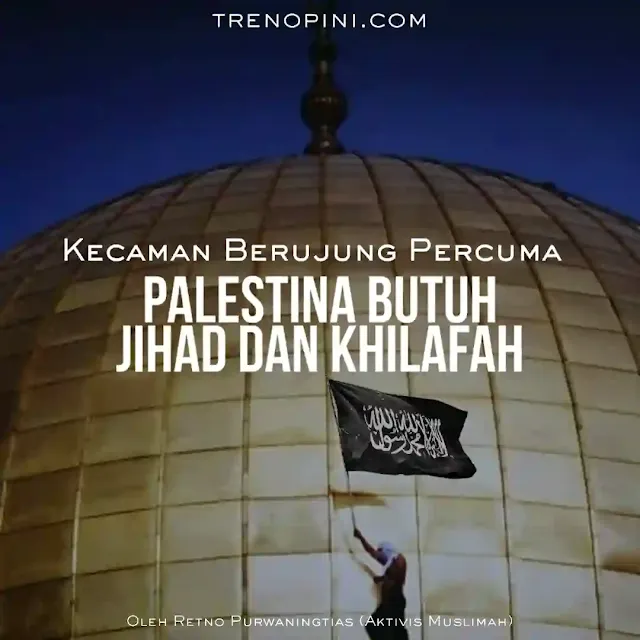 Meminta bantuan pada PBB sama seperti meminta tolong pada gembong penyokong kejahatan. Bagaimana tidak? PBB atau United Nations yang berdirinya diprakarsai oleh Amerika—menggantikan LBB (Liga Bangsa-Bangsa) yang didirikan oleh Inggris sebagai biang kerok terpecahnya wilayah-wilayah Khilafah Ustmani dalam perjanjian Sykes-Picot dan menguasai wilayah Palestina—seolah-olah menjadi penengah untuk menyelesaikan konflik yang terjadi antara Palestina dan Israel. Nyatanya, merekalah yang telah melakukan perampokan pertama kali terhadap Palestina. Penjajahan pertama yang dilakukan oleh PBB sejak awal berdirinya telah membagi dua wilayah Palestina dengan Israel. Inilah usulan dari PBB (UN Partition Plan) terhadap konflik yang terjadi pada tahun 1947 dan menjadi awal bagi Palestina untuk tidak diakusi sebagai sebuah negara oleh dunia.