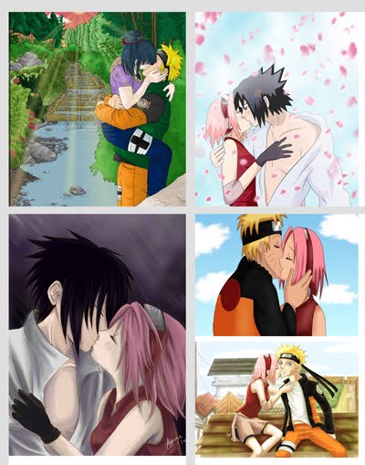 naruto and sasuke kissing. and Sasuke kisses Sakura?