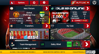 Download DLS Mod Manchester United 2018 5.04 By Tomsakda