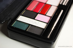 YSL Yves Saint Lauent, Palette, Tuxedo, Travel Palette, Make up, Beauty, eyeshadow, lipstick, lipgloss, blusher, highlighter, review, swatch, world duty free, jet set beauty, #jetsetbeauty