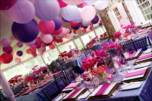 Wedding Colors Pink and Purple
