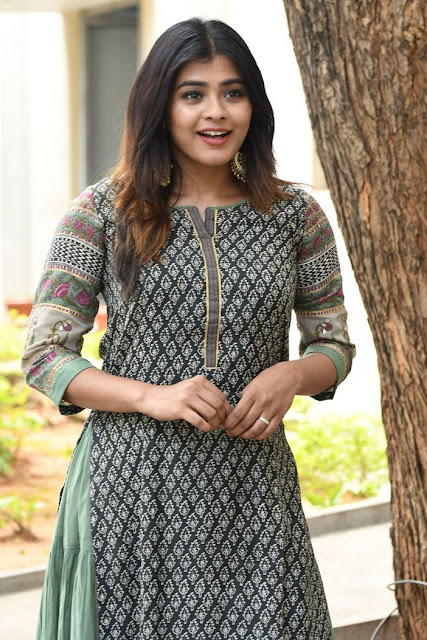 Hebah Patel Photo Gallery at Angel Movie Press Meet