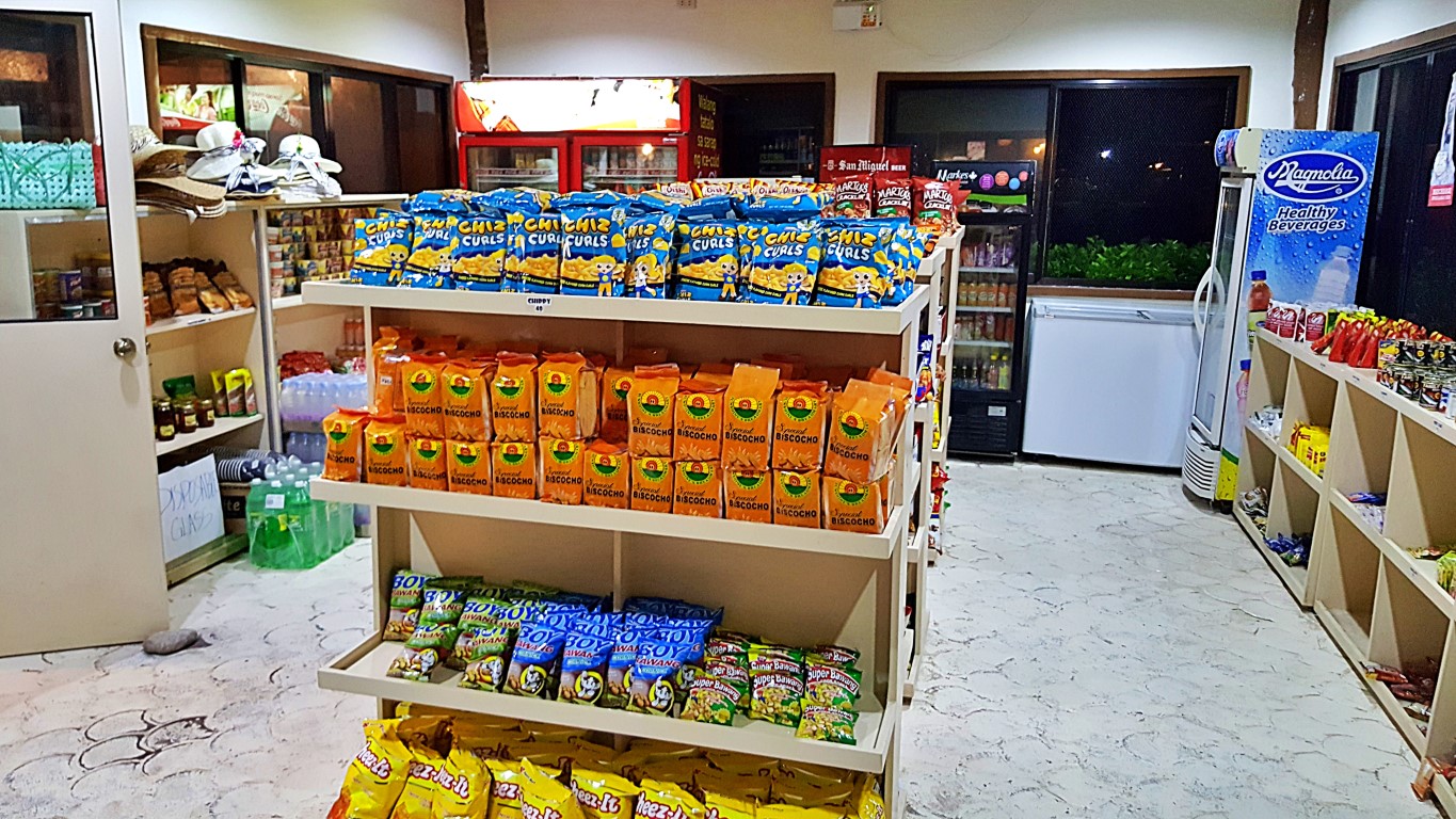 convenience store inside Isla Jardin Del Mar Resort in Glan, Sarangani